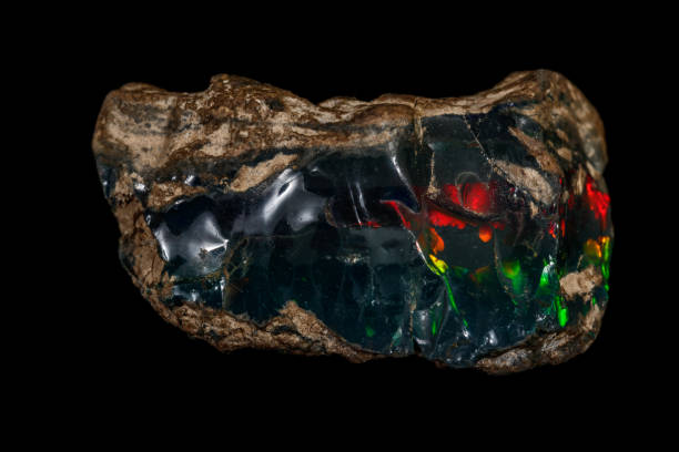 Black opal from Ethiopia